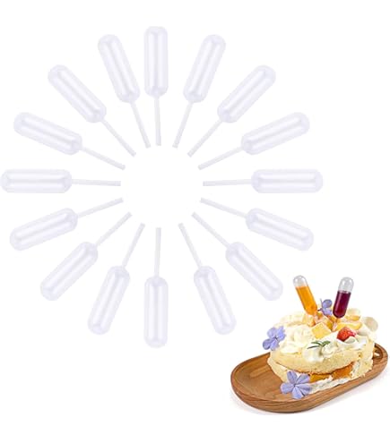 Pipette Trasferimento 4ML - 60 Pezzi In Plastica Per Dolci, Cocktail E Lavoretti - Foto 7