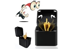 Tnhsvp Scatola Regalo a Sorpresa con Dito Medio, Middle Finger Surprise Gift Box, Funny Prank Gift Middle Finger in a Box, Middle Finger Regalo Scherzi Ufficio, per Regalo di Natale Divertente Scherzo