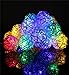 Produktbild ZEZKT-Home 20 Rattan Ball Lichterkette String Lights Batteriebetrieben Neujahr Weihnachts Dekoration Hochzeit Party Weihnachten Hochzeit Home Dekoration Lichter (Mehrfarbig)