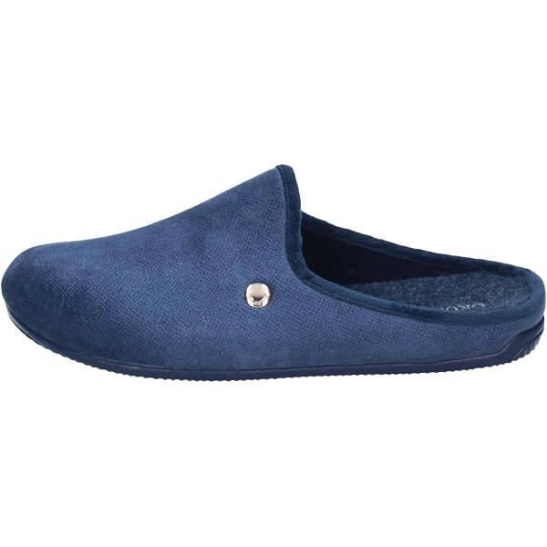Grunland ORMI Ciabatte Uomo Feltro Blu Lime - Modello CI3189 Leggere E Elastiche - 2