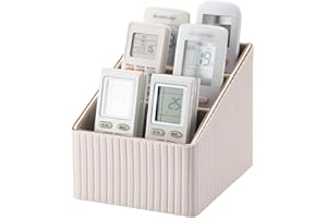 KINGFOM Schreibtisch Organizer, Stiftehalter, Stifte Organizer Mit 3 Fächern, Fernbedienung Halterung für TV, PU-Leder Schreibtischorganizer Stiftehalter Schreibtisch für Büro/Zuhause (Weiß)