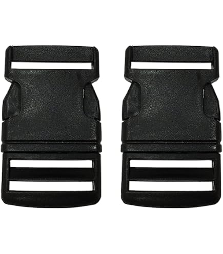 Plastique Côté Libération Rapide Boucles Clip 20mm Bande De