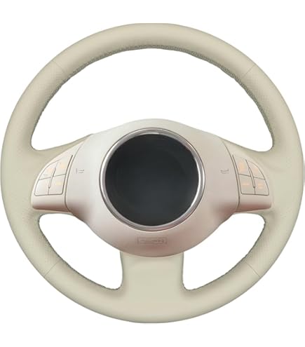 Coprivolante Per Fiat 500 2015-2021 / 500C - Personalizzabile, Pelle Microfibra, Cucito A Mano - Foto 7