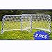 Produktbild 2er SET Metall Fußballtore Fußball Mini Garten Soccer Tor Tore Goal 78x56x45cm