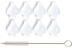 BABYWNOSS Embout seringue nasale bebe - embout lavage de nez bebe (08 Embouts + 1 Brosse)