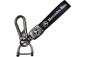 JIANCENGYB Schlüsselanhänger Leder für Auto - Autoschlüsselanhänger Schlüsselband mit Logo, Car Keychainfür für Männer Frauen, Autozubehör