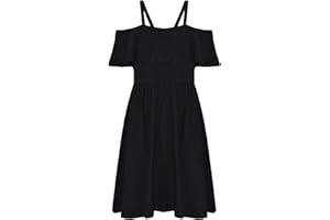 A2Z 4 Kids Filles Patineur Robe Enfants Bleu Floral Imprimer Été Fête Off Épaule Robes 5 7 8 9 10 11 12 13 Ans