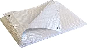 Plane Holz 170&nbsp;g/m&sup2;&nbsp;&ndash;&nbsp;4&nbsp;x 3&nbsp;m&nbsp;&ndash;&nbsp;Bache transparent&nbsp;&ndash;&nbsp;Seitenteilen Wasserdicht&nbsp;&ndash;&nbsp;Bache Hat Holz