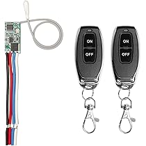 Kit Telecomando Wireless 433MHz - 2 Trasmettitori + 1 Ricevitore | Controllo Remoto Per Luci, Motorini, Elettrodomestici - Foto 2