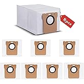 8 adet elektrikli s&uuml;p&uuml;rge torbası, Xiaomi X10+/X20+ ile uyumlu, 2,5 l b&uuml;y&uuml;k kapasiteli toz torbası, Dreame L10s Ultra/L20 Ult