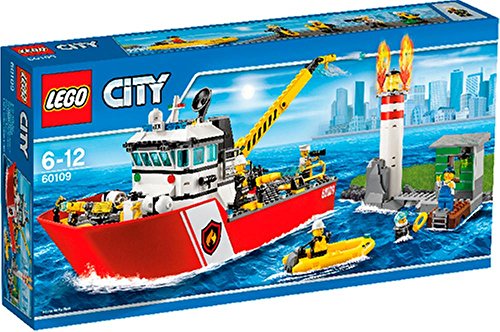 Preisvergleich Produktbild LEGO® City 60109 Feuerwehrschiff