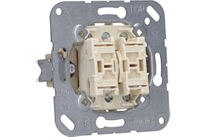 Jung Przełącznik kołyskowy 509U podwójna wymiana, ciemny