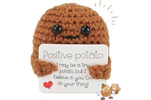 Veiteibe Potato Pocket Hug Geschenk, Positive Potato, Strickwolle Kartoffel Puppe, Pocket Hug Mini-Plüsch, Lustige Kleine Geschenke, für Paare, Familien, Freunde, Patienten