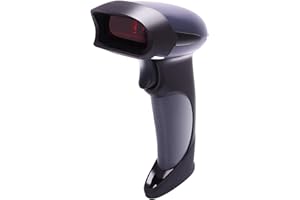 BEVA 1D 2,4 GHz Scanner Code Barre Laser Lecteur de Codes à Barres USB Scanner de Poche sans Fil à Plage de 100m Barcode Scanner Douchette Code Barre Design Ergonomique, 1800 mAh Plug and Play