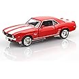 TOKAXI 1/36 Scale Diecast Cars,1969 Camaro SS Cars Models,Pull Back Vehicles Toy Cars,Cars Gifts for Boys Girls (Red)
