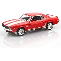 TOKAXI 1/36 Scale Diecast Cars,1969 Camaro SS Cars Models,Pull