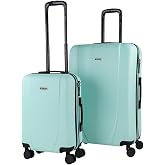 Lightweight Heavy Duty Hard Travel Trolley Suitcase Set 4 Double Wheel