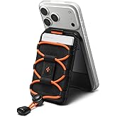 Spigen MagSafe & Magnet Destekli C&uuml;zdan Tiefit Mag Fit Siyah - AFA10552 (Spigen TR Garantili) | iPhone 17/16/15/14/13/12, Pix