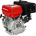 EBERTH 13 CV 9,56 kW Motore a Scoppio per Kart con Albero Conico 22mm Ø, Protezione Livello dell'Olio, Motore a Benzina 4 Tem