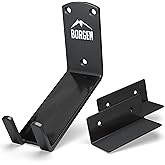 Borgen Bike Wall Mount - Bike Wall Rack Pedal for E-Bike, MTB or Road Bike with Support Bracket and Wall Protection Pads