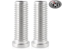 FAYAHAR 2 stycken hålskruv för avloppsventil, rostfritt stål ihålig skruv för diskbänk, silskruvar korg, diskbänk, för avloppsventil (40 MM)