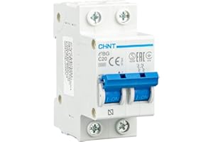 CHINT Interruptor Automatico 2P serieGB Magnetotermico Gama Domestica Curva C (20A)