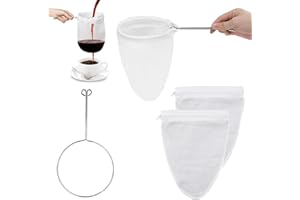 CFSVVD 2 Stück Nussmilchbeutel Mit 1 Ständer, Nussmilchbeutel Bio Waschbar, Nut Milk Bag Nussbeutel Sieb Bio Waschbar Zum Filtern Von für KücheKäse Vegane Nussmilch Mandelmilch Gemüsesäften Säften