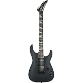 Jackson JS22 Dinky Arch Top 2-Point Tremolo Satin Black - Amaranth Elektro Gitar