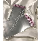 casalinghi 10x20 Cm Kendinden Yapışkanlı Jelatin Poşet Bantlı Şeffaf Opp Torba Paket 50li (10x20)