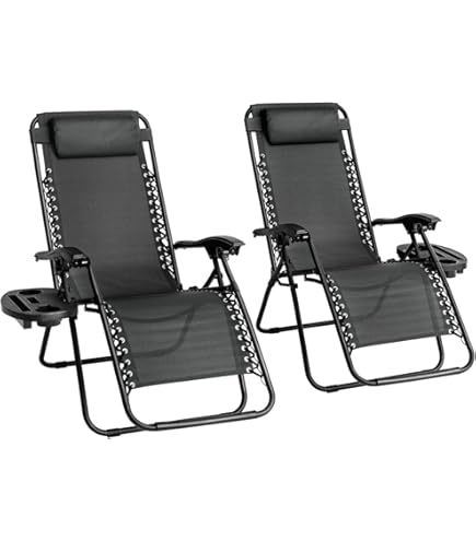 Straame Garden | Zero Gravity Chair | Set of 2 | Heavy Duty