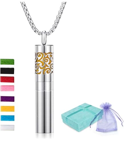 Inhalateur De Poche Odorigen - Diffuseur D'huiles Essentielles Rechargeable - Argenté - Occasion