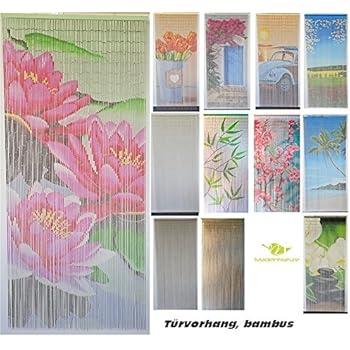 Bambusvorhang Türvorhang, Insektenschutzvorhang, 90cm x 200cm mit