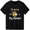 I’m Going to be a Big Sister Tees Kids Baby Girl T Shirts Tops Clothes Outfit Novelty Birth Announcement Gift