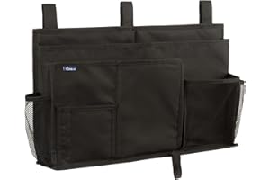 Surblue Caddy Hängender Organizer Nachttisch Aufbewahrungstasche für Etagen-und Krankenhausbetten