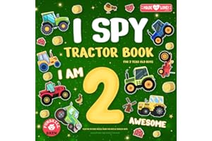 I spy tractor book for 2 year old boys: Tractor picture puzzle book for kids & toddler boys | Search and find books for kids (Tractor books for toddlers 1-3)