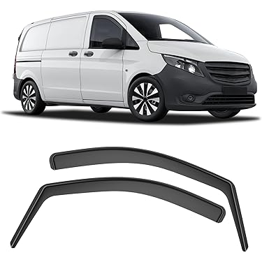 Hintere Windabweiser Für BMW X1 IX1 U11 2022- - Schwarz Acryl Set