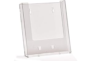 Taymar W160 - Soporte para folletos de pared para colgar o colocar en formato DIN A5 vertical