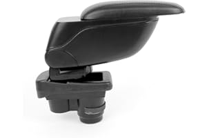 OMAC Center accoudoir boîte de rangement Compatible avec Dacia Duster HS 2010-2018 1 pc noir