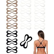 Tabanzhe 12 Clip Per Reggiseno Antiscivolo In 4 Colori – Ferma Cinghie Per Canottiere E Scollature