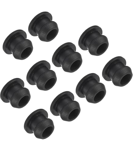 Massief rubberen stop, 18 stuks, witte afsluitdoppen, rubberen stop