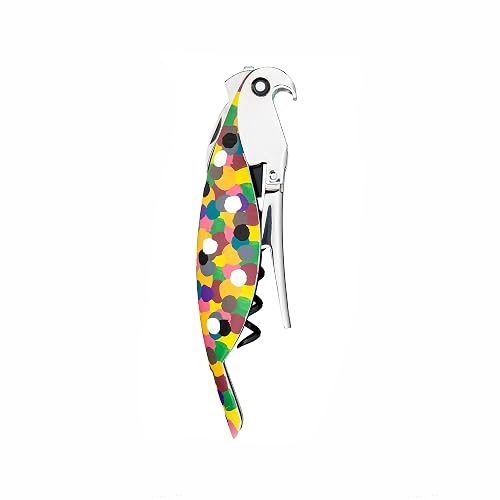 Alessi Parrot Sommelier-Korkenzieher, handbemalt