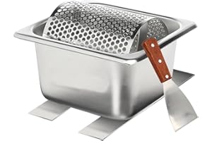 LIROPAU Cinturón de rodillo de mantequilla con soporte, Rodillo de mantequilla de acero inoxidable, herramienta de rodillo de mantequilla, aplicador de mantequilla, mantequilla de acero inoxidable