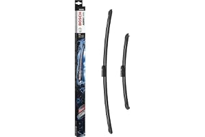 3397007414 A414S Vindrutetorkare, Svart, 650mm/400mm | Uppsättning av 2 ersättningsblad – levereras med förmonterad ada
