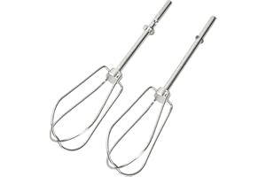 Chstarina 2 Pezzi Fruste Ricambio Sbattitore,18.5cm Frusta Elettrica Accessori, Fruste per Frullatore, Accessori per Sbattitore Elettrico in Acciaio Inossidabile,Frusta da Cucina per Mescolare,Montare