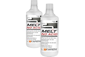 Faren MELT NO ACID, Disgorgante Liquido Concentrato, Formula Efficace non a base Acida, Veloce e Sicuro, 1Lt (2)