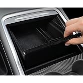 Tesla Li Parts Tesla Model Y 3 Mid Console Organizer, Flock Coating