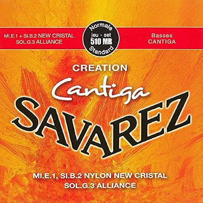 Savarez Creation Cantiga 510MR Jeu de Cordes pour Guitare classique