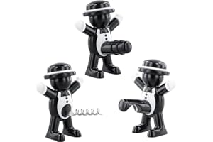 NICELAND Funny Novelty - Set di 3 apribottiglie per vino e birra, cavatappi