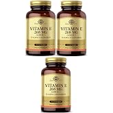Solgar Vitamin E 400 IU 268 mg D-Alpha Tocopherol, 50 Softgel, 3'l&uuml; Set