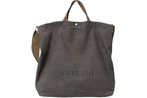 UICIOP Women Canvas Tote Handbags Casual Shoulder Work Bag Crossbody Top Handle Bag Cross-body Handbags